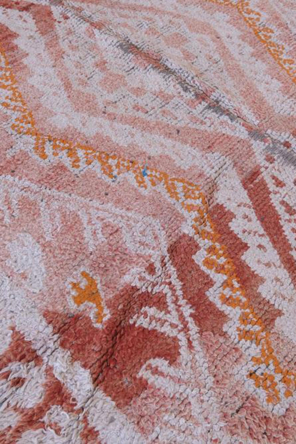 BERBERTEPPICH aus Baumwolle und Wolle 185x 311 cm - Rot, Naturmaterialien (185/311cm) - AFK Living