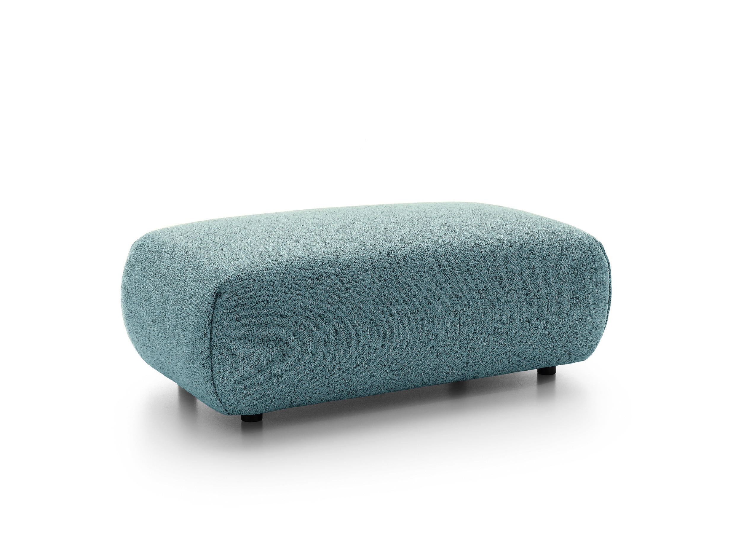 MASSENO Sitzhocker ZEST, Modern Polsterhocker, Fußhocker Blau - Blau, Holzwerkstoff/Kunststoff (70/42/113cm) - MASSENO