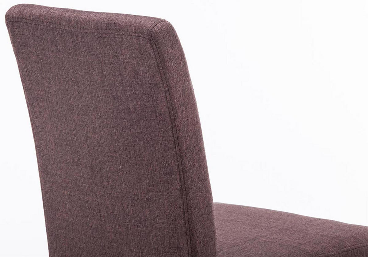 ESSZIMMERSTUHL Ines Stoff, Gestell Holz Schwarz Braun - Schwarz/Braun, Holz/Textil (41/91/47cm) - TPFLiving