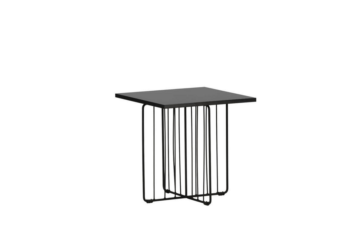 COUCHTISCH 40x40cm schwarz - Schwarz, Holzwerkstoff (40/40/40cm) - ebuy24