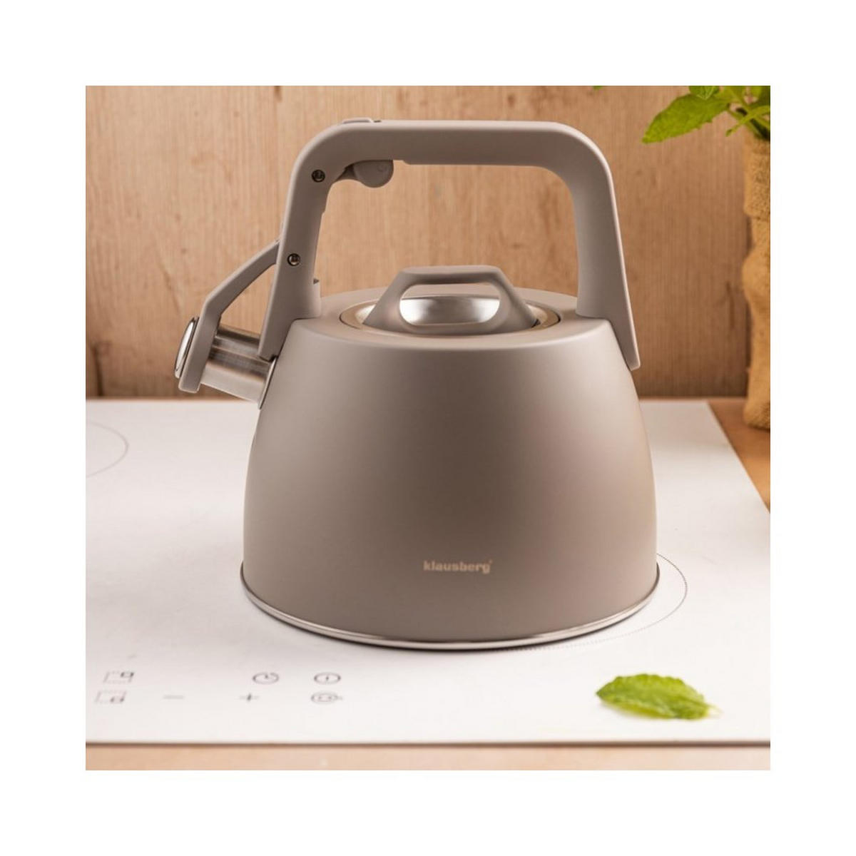WASSERKESSEL Grau 22/20/22.5 cm KB7916 - Grau, Metall (22cm) - Klausberg 