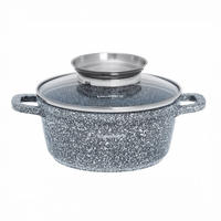 TOPF Grau 16/16/7.5 cm KB7519 - Grau, Metall (16cm) - Klausberg 