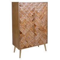 SCHRANK aus holz 76x42x125 cm braun - Braun, Holz (76/125/42cm) - Wanderlust