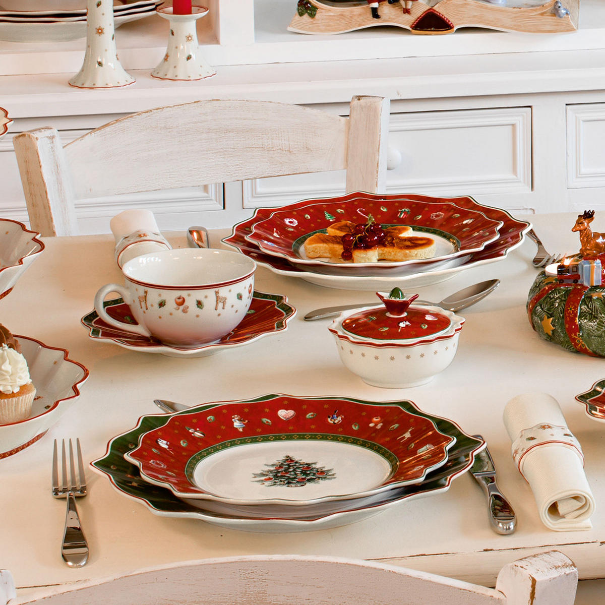 SPEISETELLER Toy's Delight grün ø 28,4 cm 6er Set - Grün, Keramik (28.4cm) - Villeroy & Boch