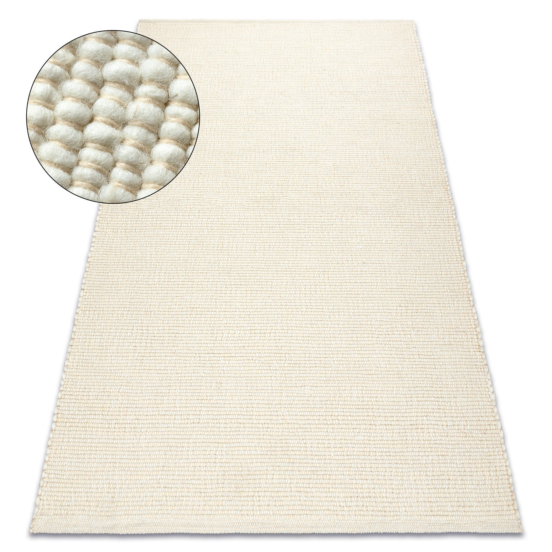 rugsX Teppich Creme 120x170 cm
