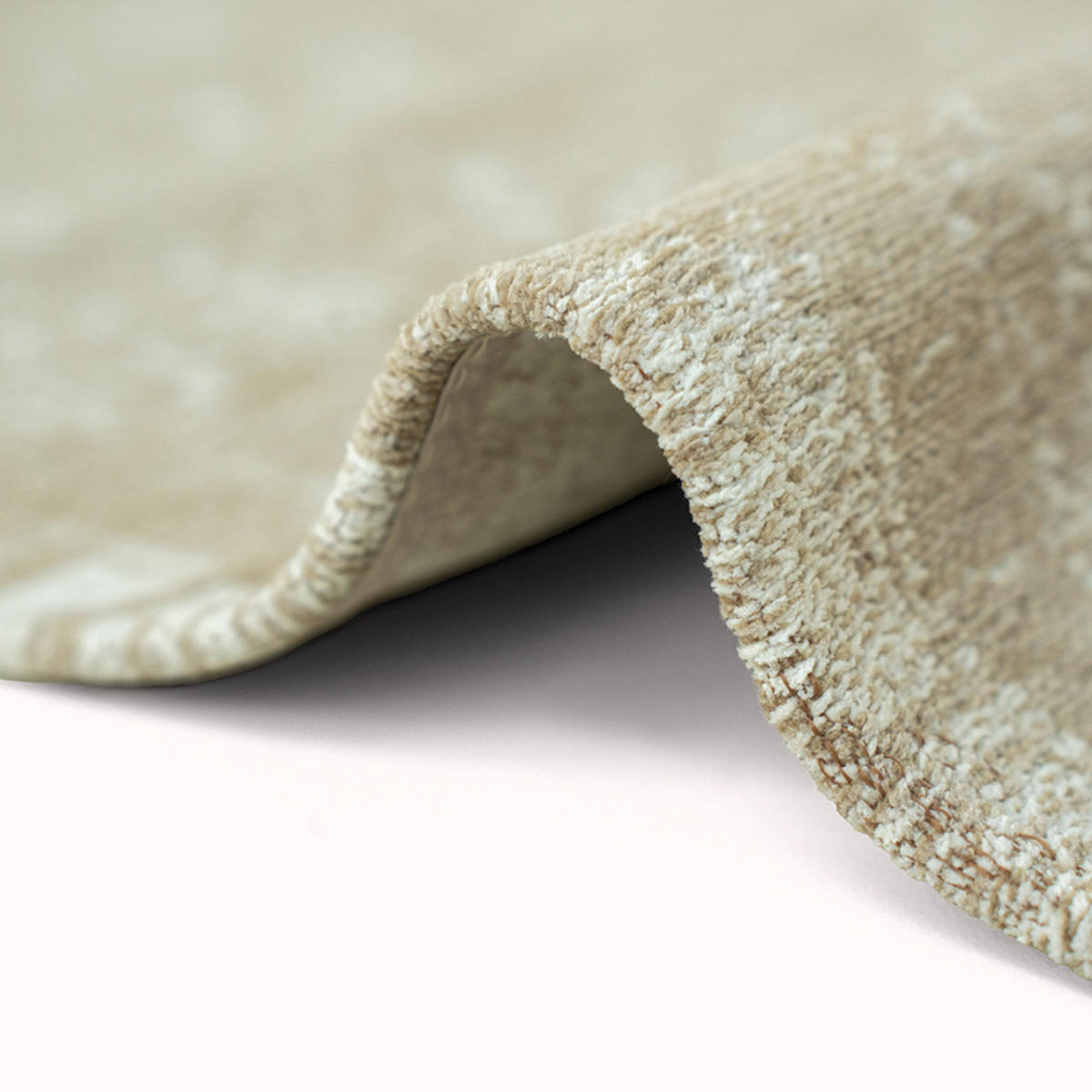 TEPPICH Milk Curry Fading World Medallion 80/150 cm - Beige, Textil (80/150cm) - Louis De Poortere