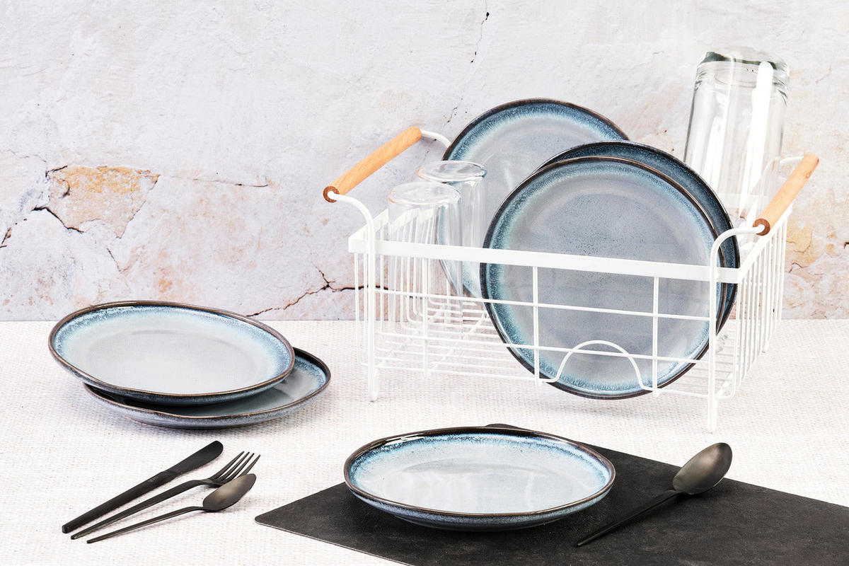 TELLER Genesis Ø20,5cm - 6er-Set - Meer - Blau, Keramik (20.5cm) - Björn