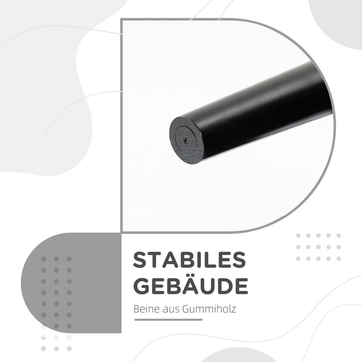 BETTBANK, Polsterbank, Sitzbank, Flurbank für Schlafzimmer, bis 130 kg Grau - Dunkelgrau, Kunststoff (36/51/102cm) - HOMCOM