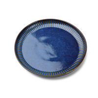 DESERTTELLER Basic Nature Blau 20.5/20.5/2 cm Keramik - Dunkelblau, Keramik (20.5cm) - Mondex
