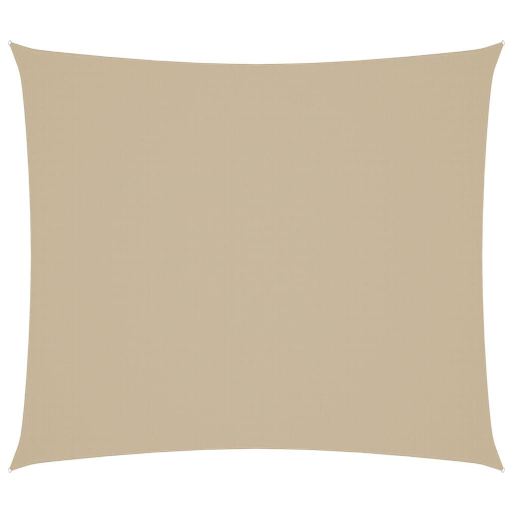 SONNENSEGEL Oxford-Gewebe Rechteckig 2x2,5 m Beige - Beige, Textil (250/200cm) - furnicato