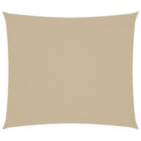 SONNENSEGEL Oxford-Gewebe Rechteckig 2x2,5 m Beige - Beige, Textil (250/200cm) - furnicato
