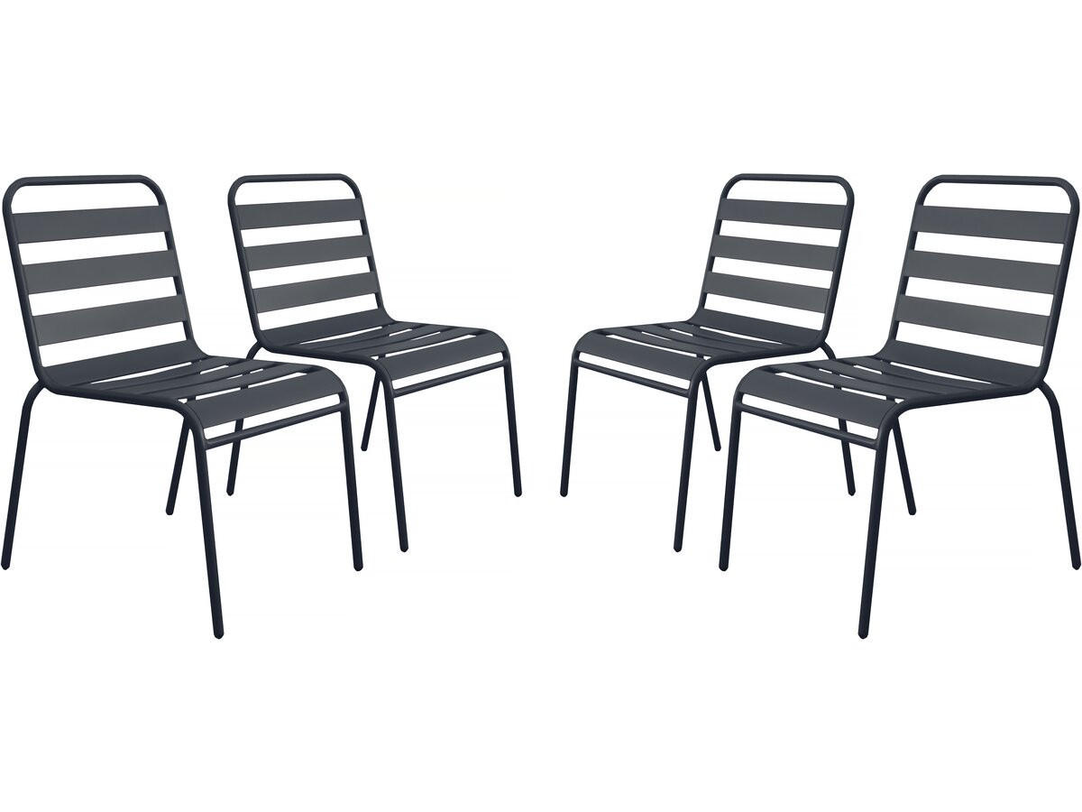 GARTENSESSEL bilbao Grau - Grau, Metall (55/84/59cm) - Habitat Garten