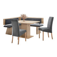 ECKBANKGRUPPE Klassisch Donetta für 6 Personen Dekor Artisan/Anthrazit - Anthrazit/Eiche Artisan, Kunststoff (177/87/145cm) - 58aufmkessel