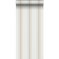 TAPETE Streifen 53 cm x 10.05 m - Beige, Papier (53/1000cm) - Sanders & Sanders