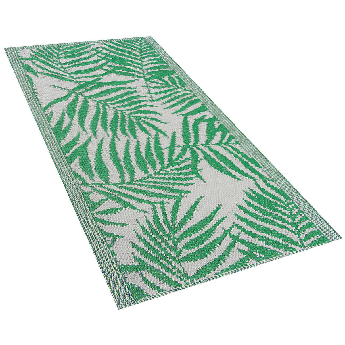 OUTDOOR-TEPPICH Kota 105/60 cm - Grün, Kunststoff (60/105cm) - Beliani