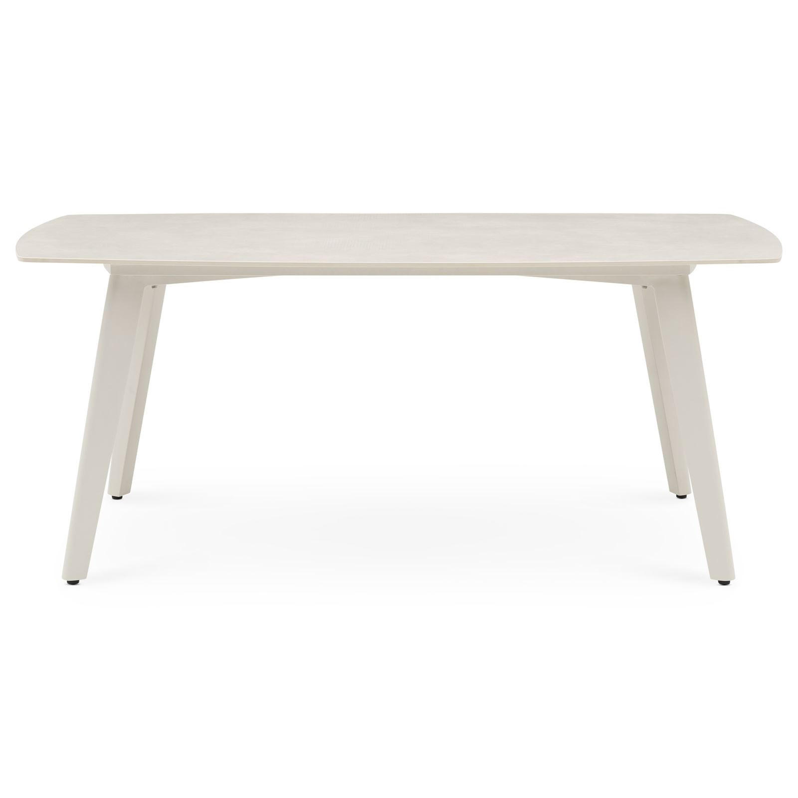 GARTENTISCH MEZA - Creme, Metall (90/180/75cm) - IDIMEX