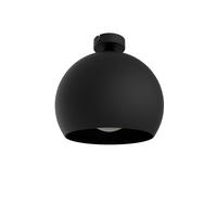 DECKENLEUCHTE Joe - Schwarz, Metall (25/25/20cm) - Lumicom
