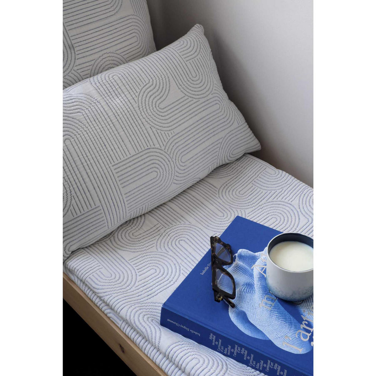 PLAID Kiko indigoblau 140 x 180 cm - Dunkelblau, Textil (140/180cm)