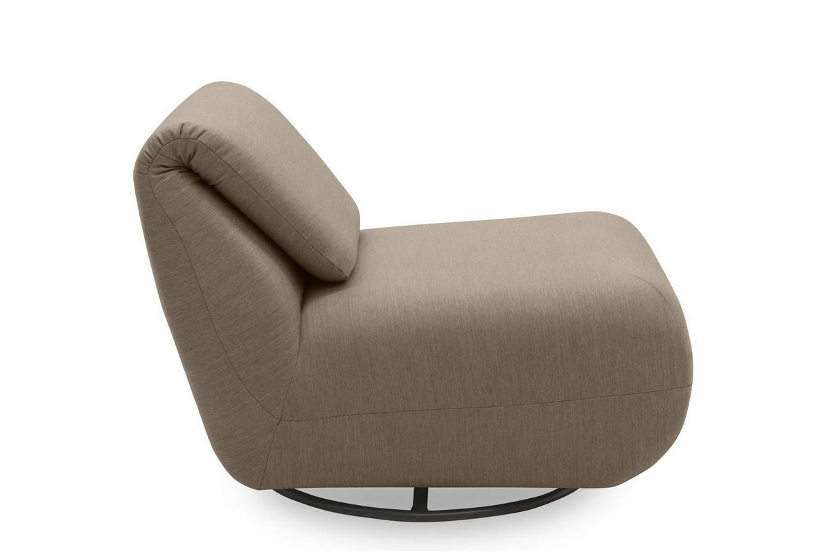 GARTENLOUNGE-RELAXSESSEL 2 Branwen 68x67x88 mit Outdoorbezug in braun - Braun, Kunststoff (68/67/88cm) - 58aufmkessel