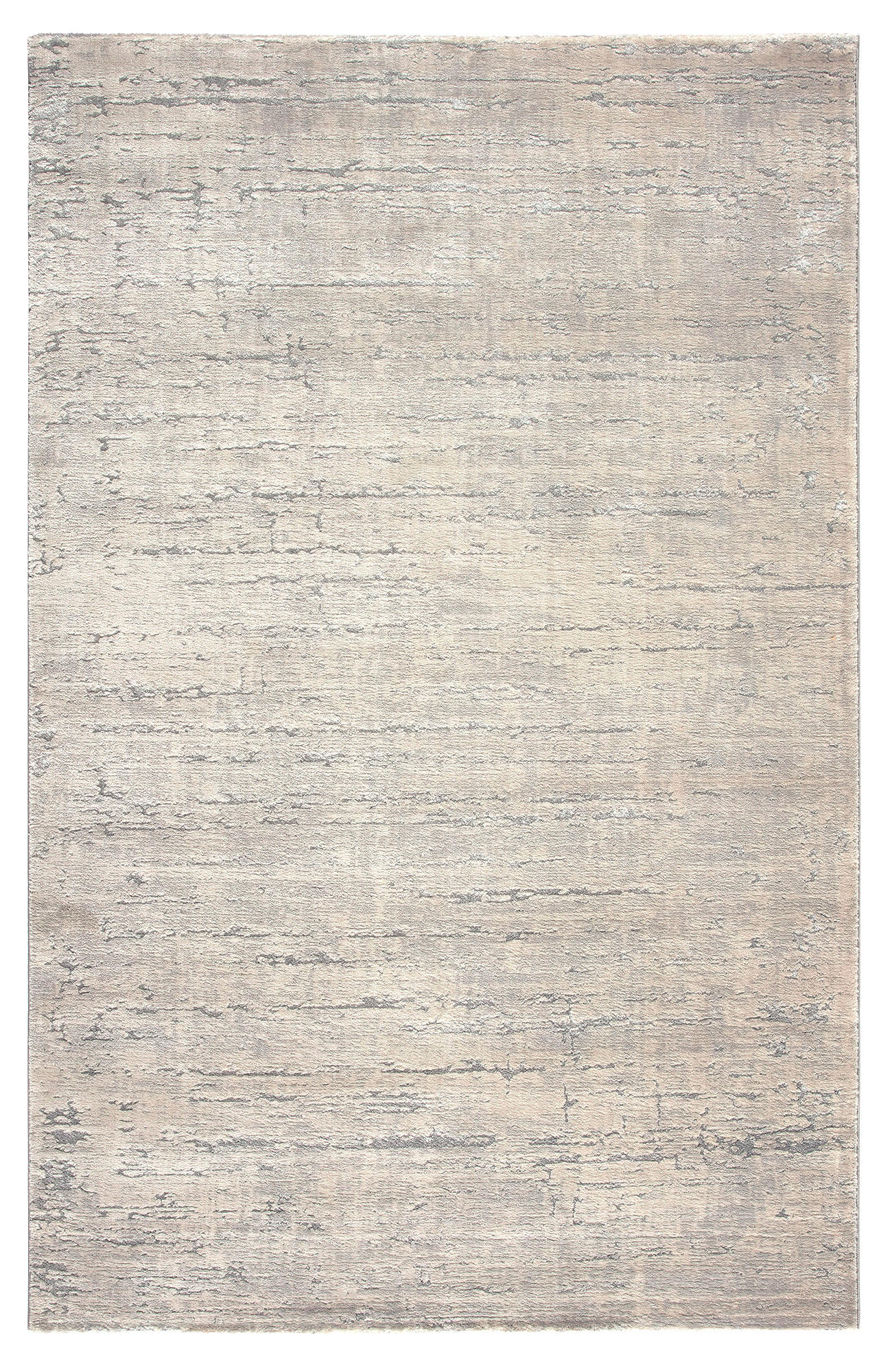 Tesso Living Glanzeffekt-Teppich Hellgrau 80x150 cm