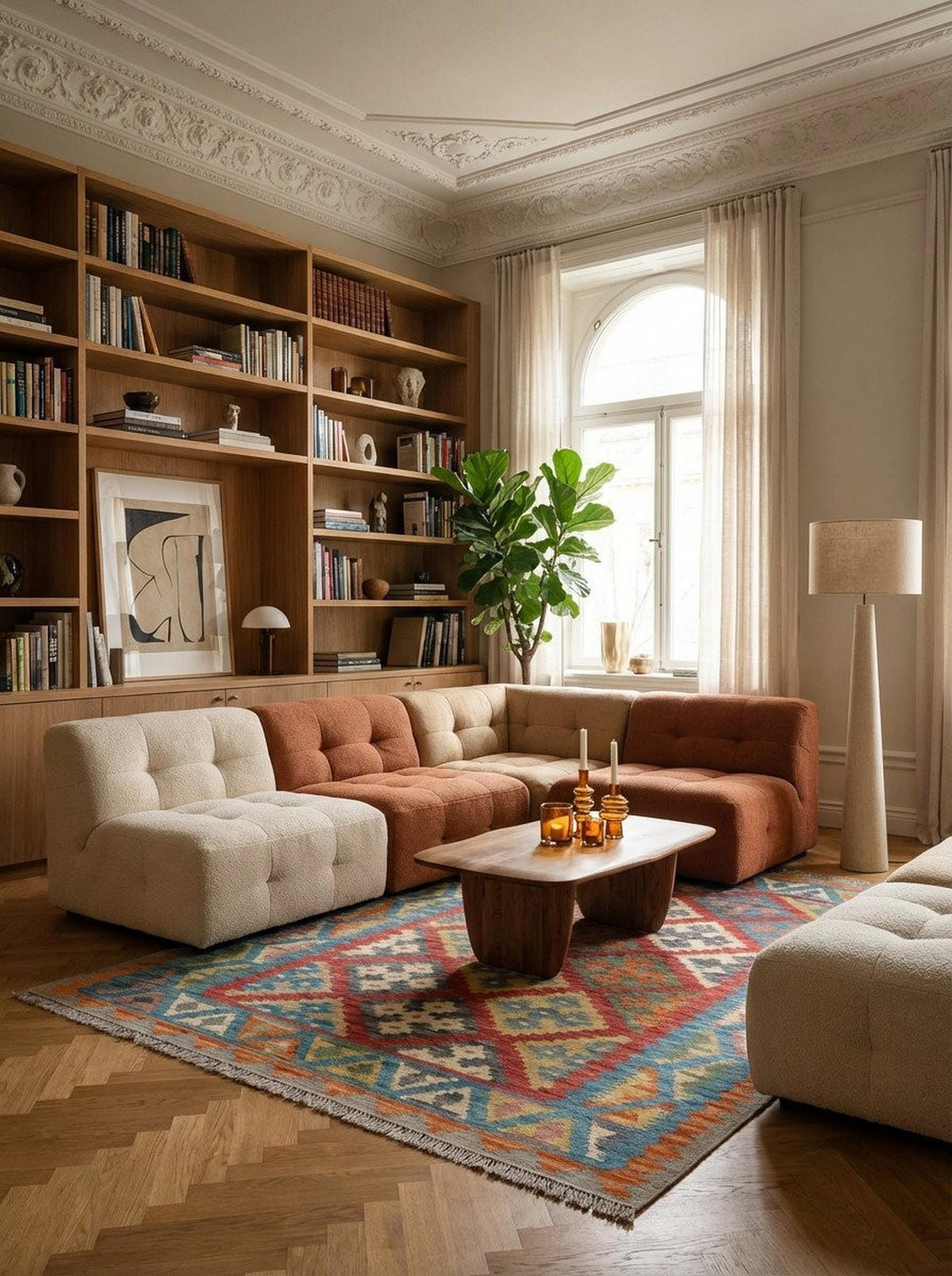 HANDWEBTEPPICH Kelim Gashgai Rot 177/127 cm Schurwolle - Rot, Textil (127/177cm) - Looma