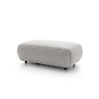 SITZPOUF POCKET Grau 113x70x43 cm - Grau, Textil (113/43/70cm) - FURNLUX