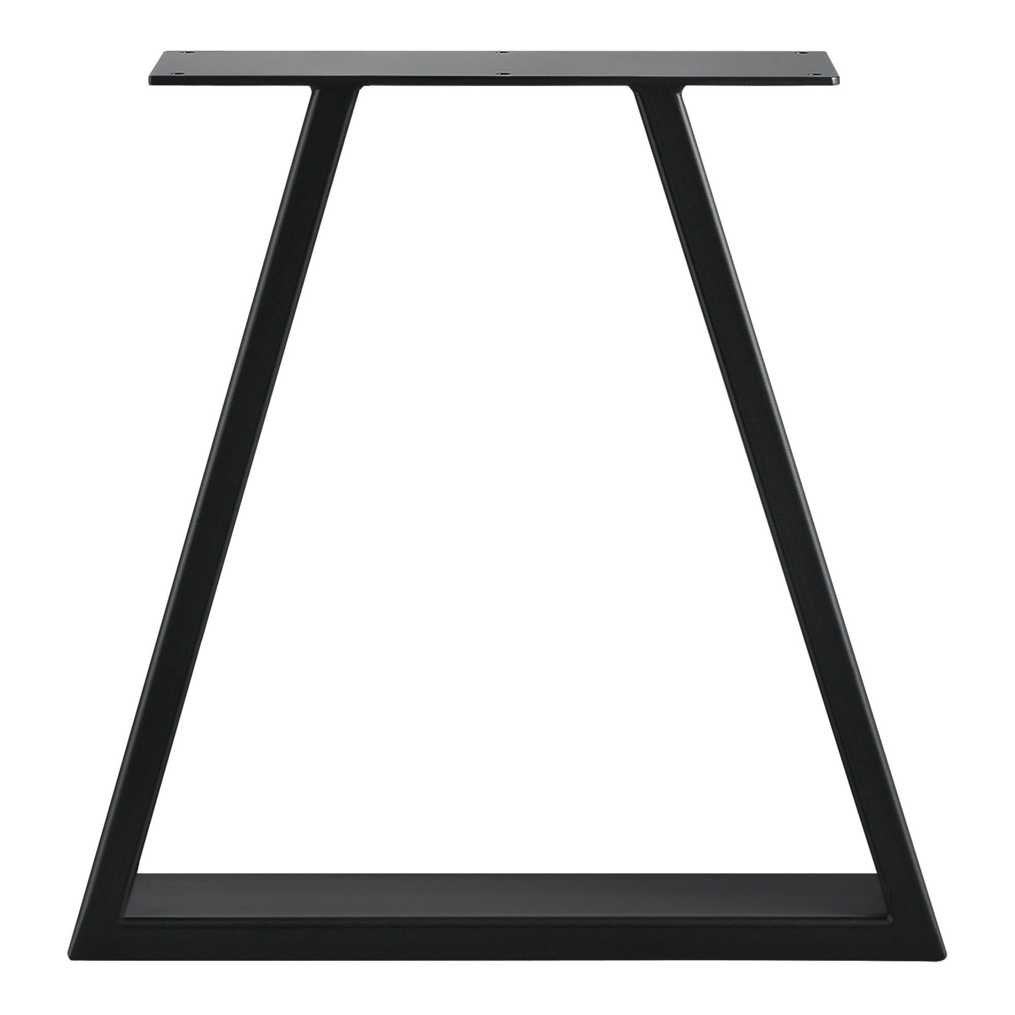 TISCHGESTELL-SET 2-TLG. Eschau - Schwarz, Metall (40/40/10cm) - [en.casa]