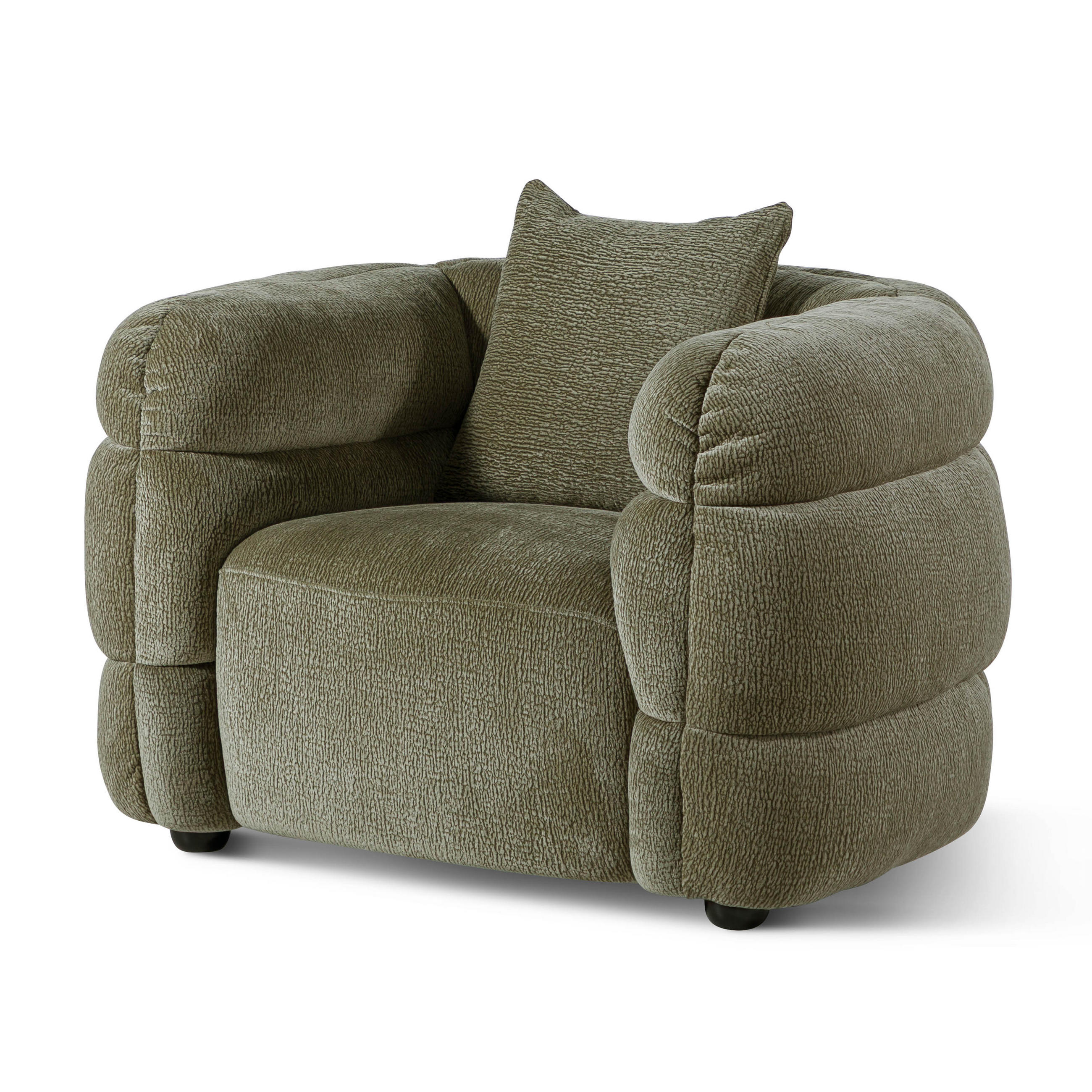 SESSEL 119x94x76 grün WILMA - Grün, Kunststoff (119/76/94cm) - Massivmoebel24