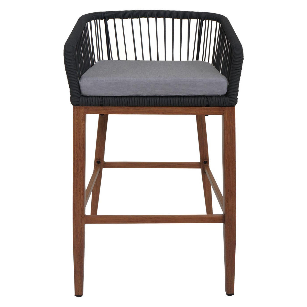 BARSKI STOL Anthracit, svetlo siva - antracit/svetlo siva, kovina (51/92/53cm) - MCW