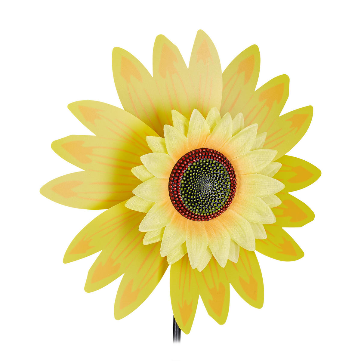 WINDRAD Blume - Gelb, Kunststoff (30/70/9cm) - Relaxdays