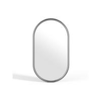 WANDSPIEGEL - 40 cm x 2 cm - Metall - Silberfarben - REFLEYA - Silberfarben, Metall (40/70/2cm) - Vente-Unique