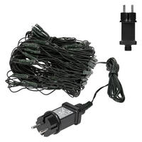 WEIHNACHT Lichternetz 160 LED - Schwarz, Kunststoff (200cm) - ECD-Germany