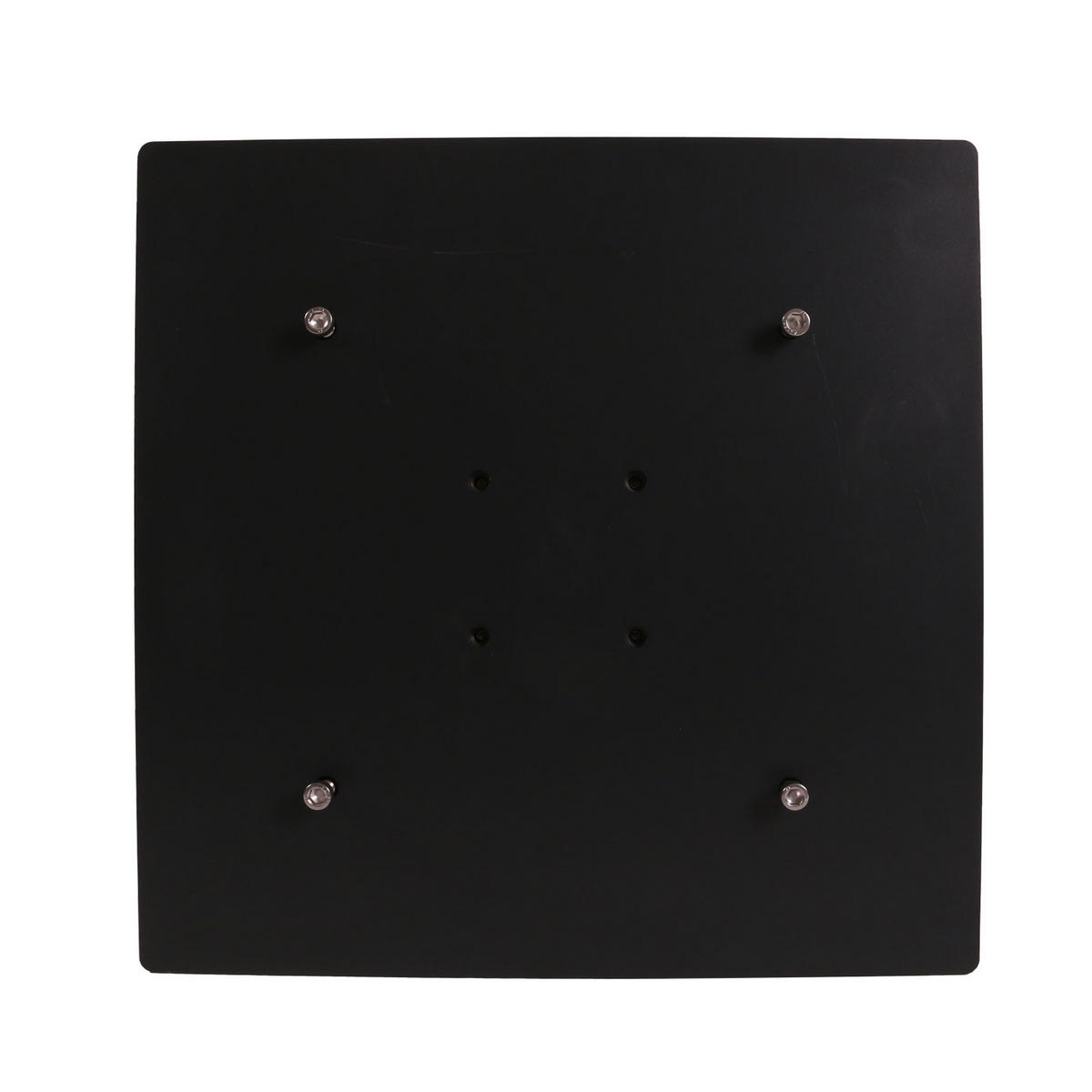 BODENPLATTE SCHIRM PRO Schwarz - Schwarz, Metall (55/55cm) - MCW