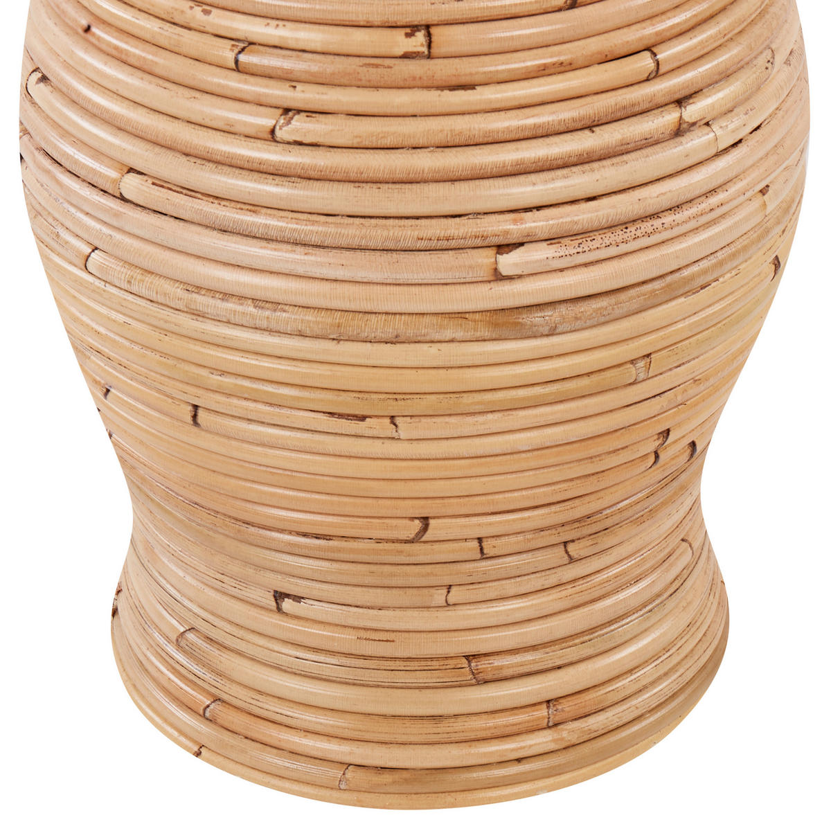 DEKOVASE Rattan natürlich Trinisa - Naturfarben, Naturmaterialien (50cm) - Beliani