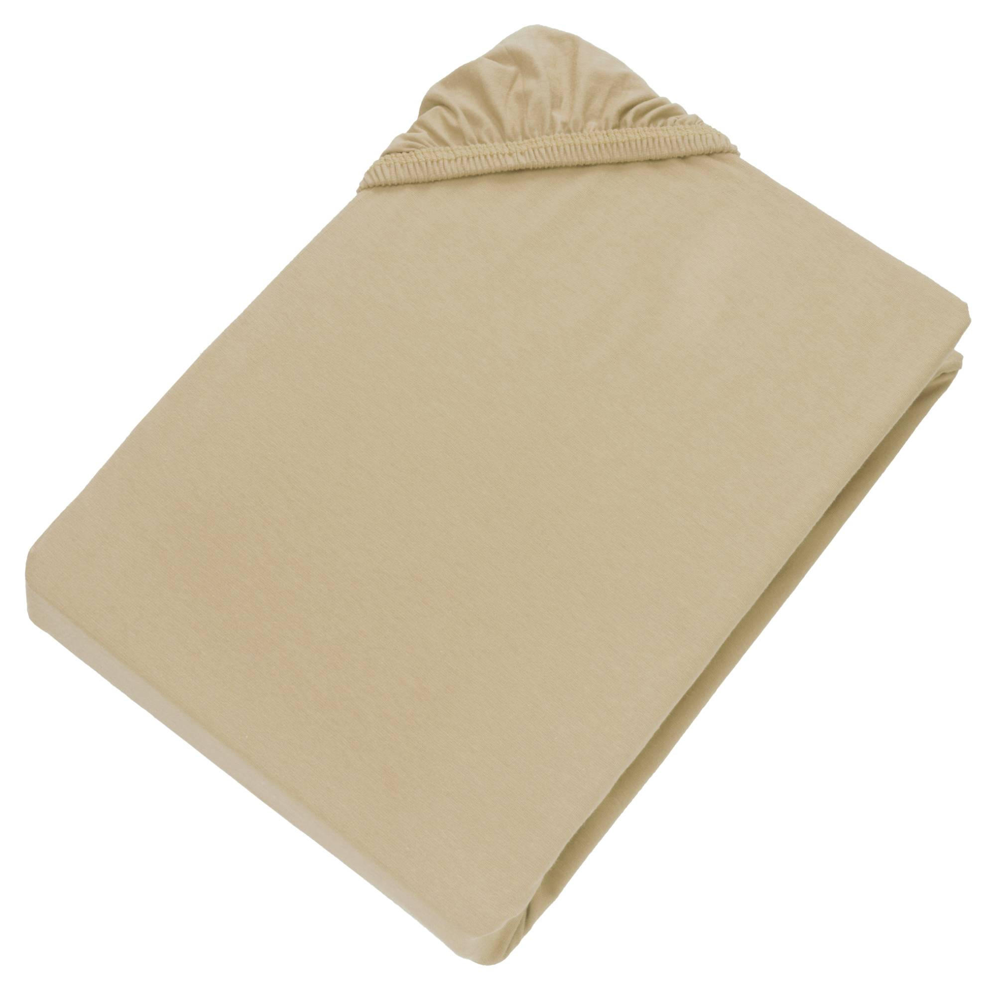 SPANNBETTLAKEN PREMIUM - Beige, Textil (200/200cm) - Esprit
