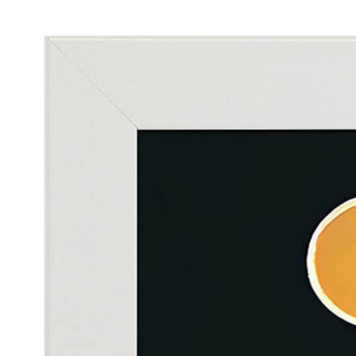 POSTER Set mit 4 Abstrakt Kurve Moderne Galaxien A3 Weißer Rahmen - Weiß, Papier (29.7/3cm) - Nacnic