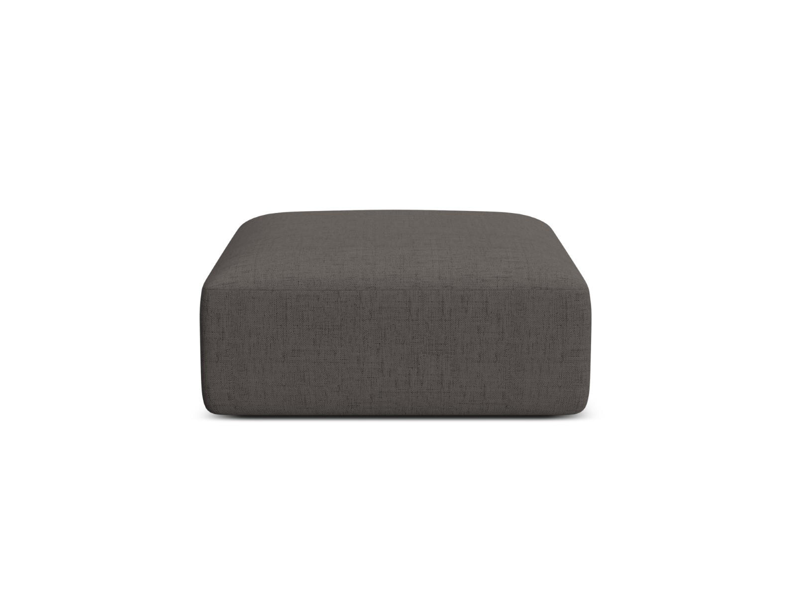 POUF Campi aus strukturiertem Stoff grau - Grau, Textil (90/40/90cm) - Cosmopolitan Design