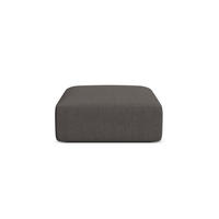 POUF Campi aus strukturiertem Stoff grau - Grau, Textil (90/40/90cm) - Cosmopolitan Design