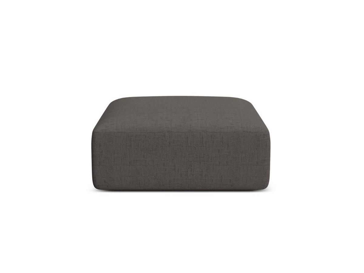 POUF Campi aus strukturiertem Stoff grau - Grau, Textil (90/40/90cm) - Cosmopolitan Design