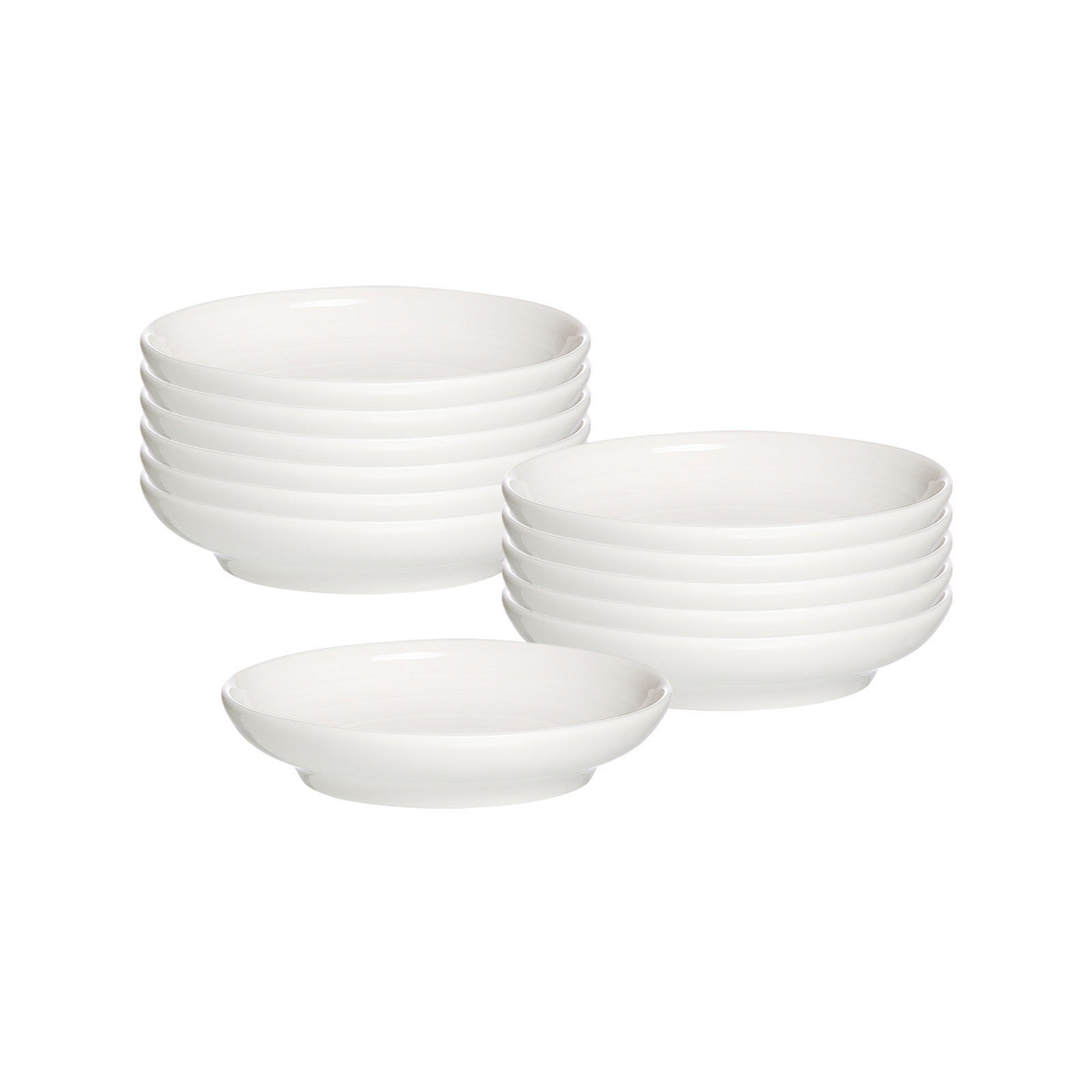 BEILAGENTELLER Levi weiß Ø 10 cm 12er Set - Weiß, Keramik (10cm) - Ritzenhoff Breker