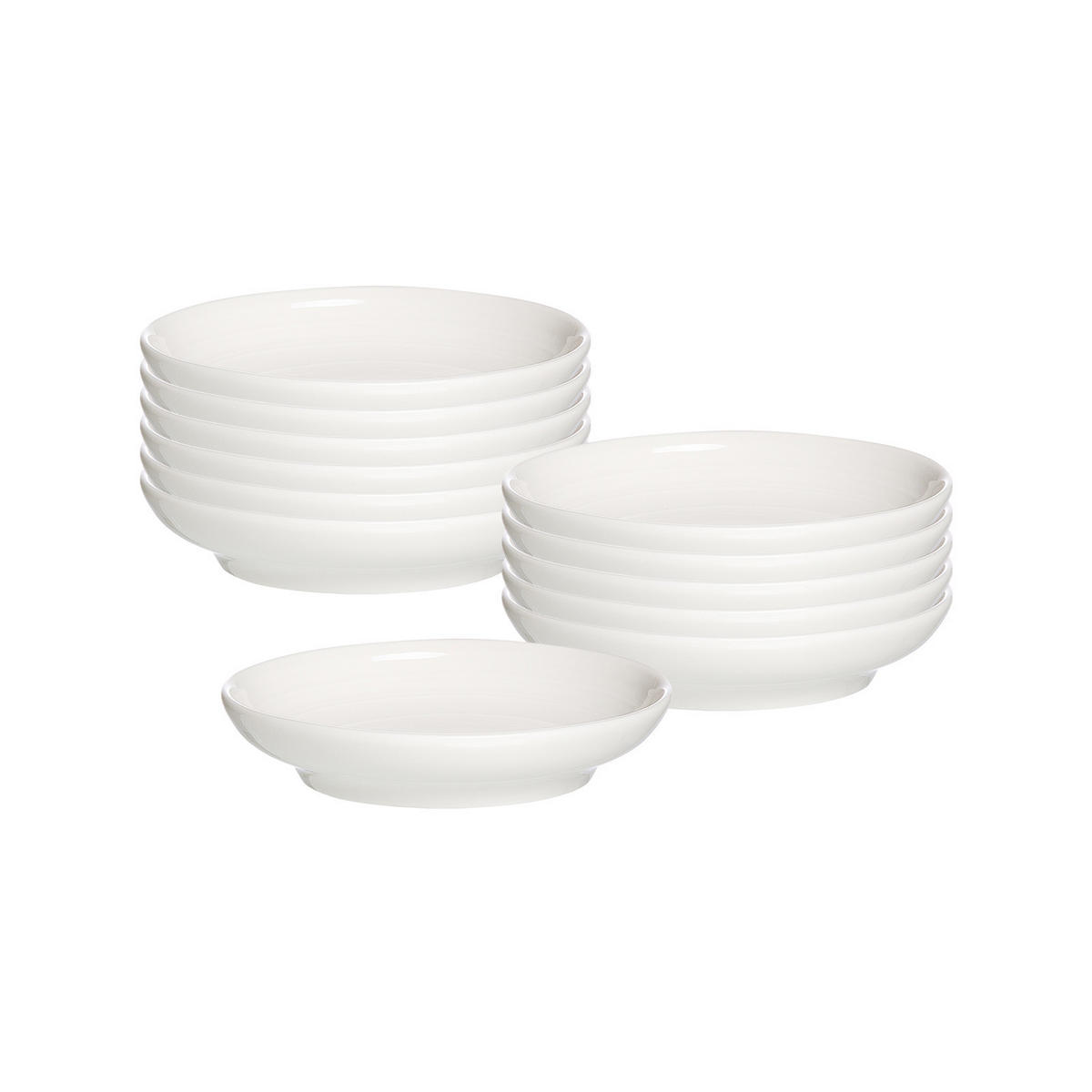 BEILAGENTELLER Levi weiß Ø 10 cm 12er Set - Weiß, Keramik (10cm) - Ritzenhoff Breker