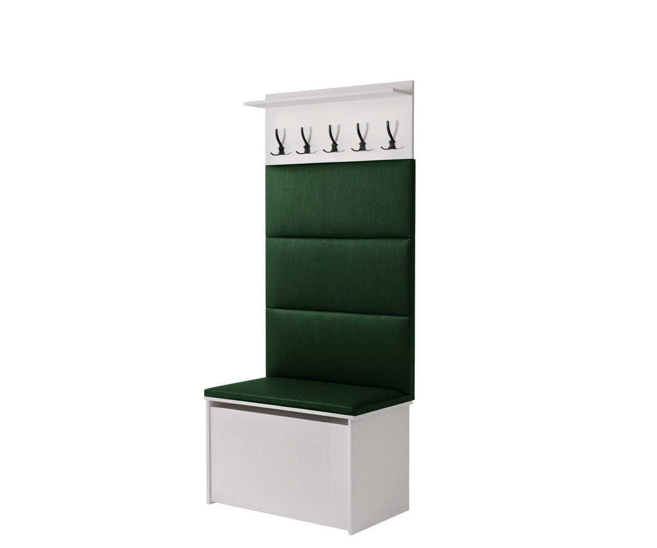 FLURMÖBEL Andy - Dunkelgrün, Holzwerkstoff (40/192/73cm) - RAUMHIRSCH FURNITURE