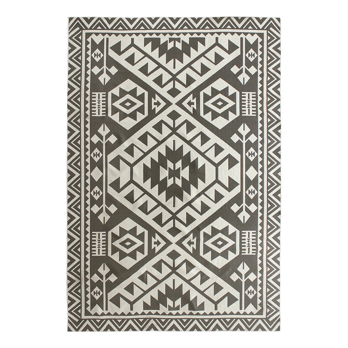 IN-/OUTDOORTEPPICH - Kunstfaser - Grau, Textil (190/290cm) - home24