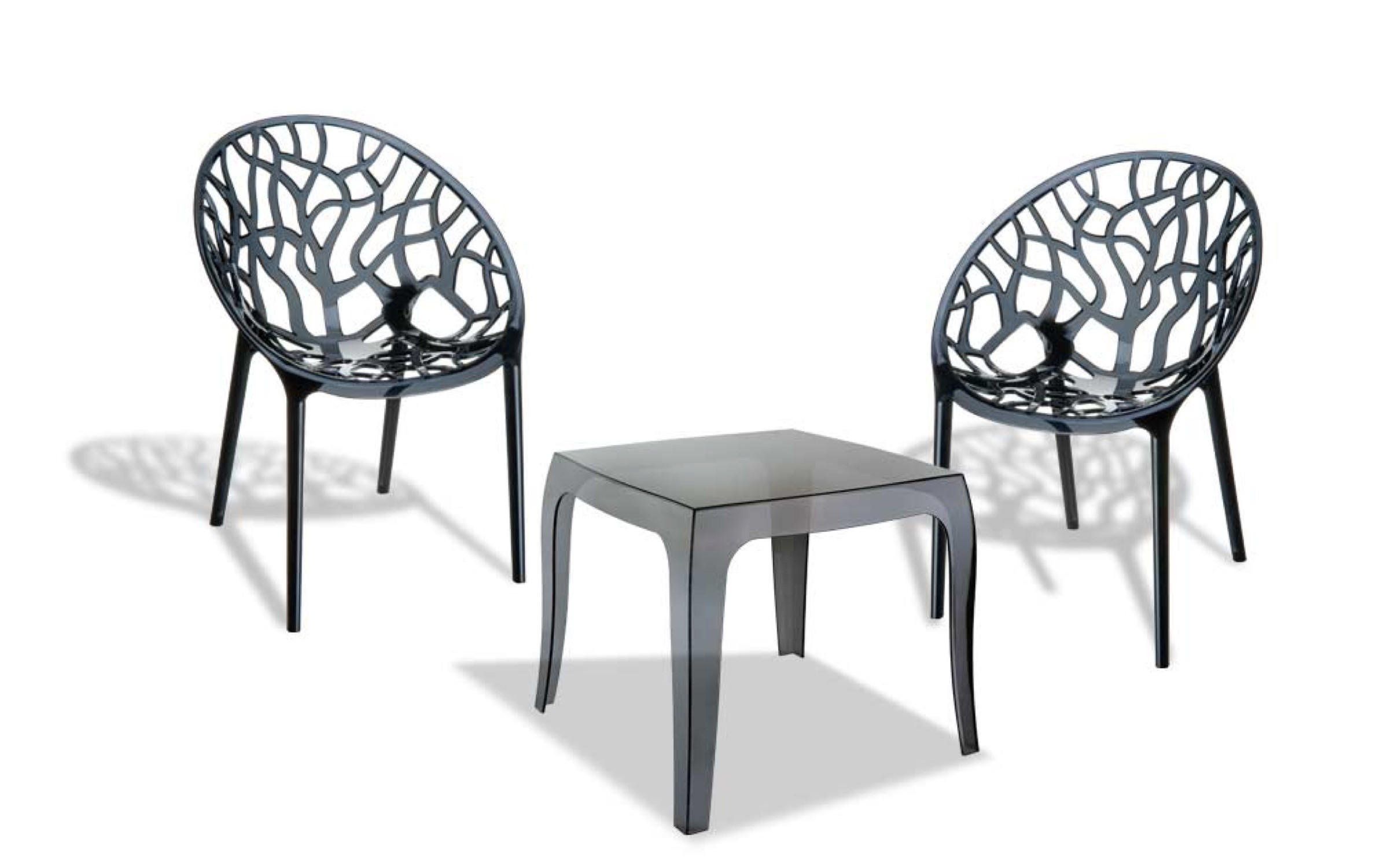 SITZGRUPPE Arena schwarz - Schwarz, Kunststoff - TPFGarden