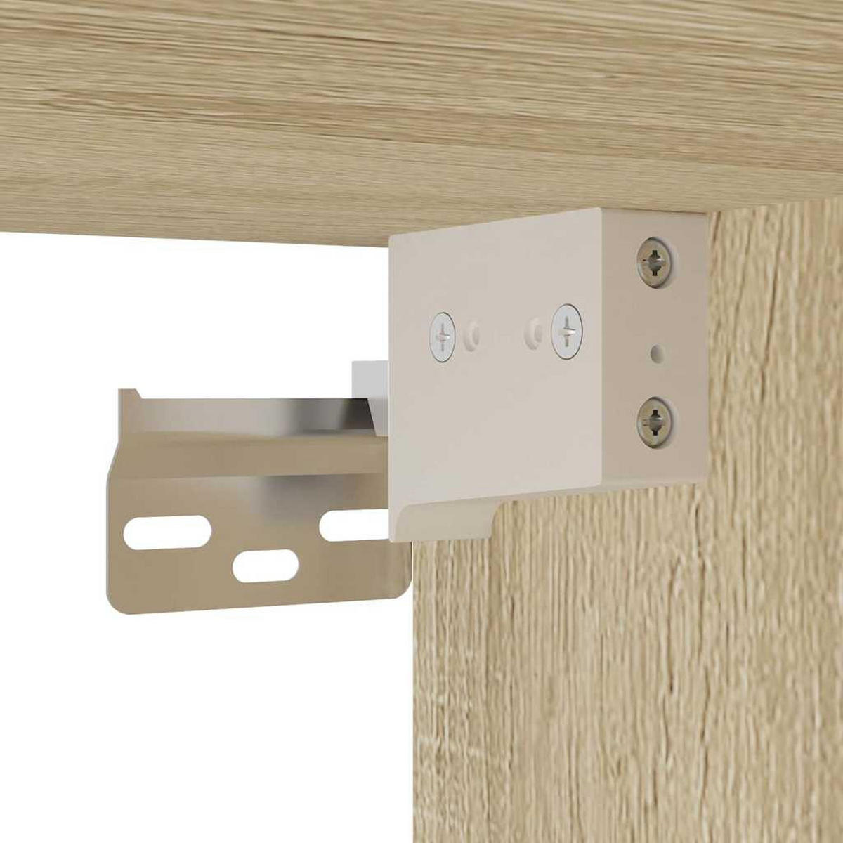 HÄNGEGLASSCHRANK Lyon Sonoma-Eiche 80/31/60 Cm Holzwerkstoff - Sonoma Eiche, Holzwerkstoff (31/60/80cm) - vidaXL