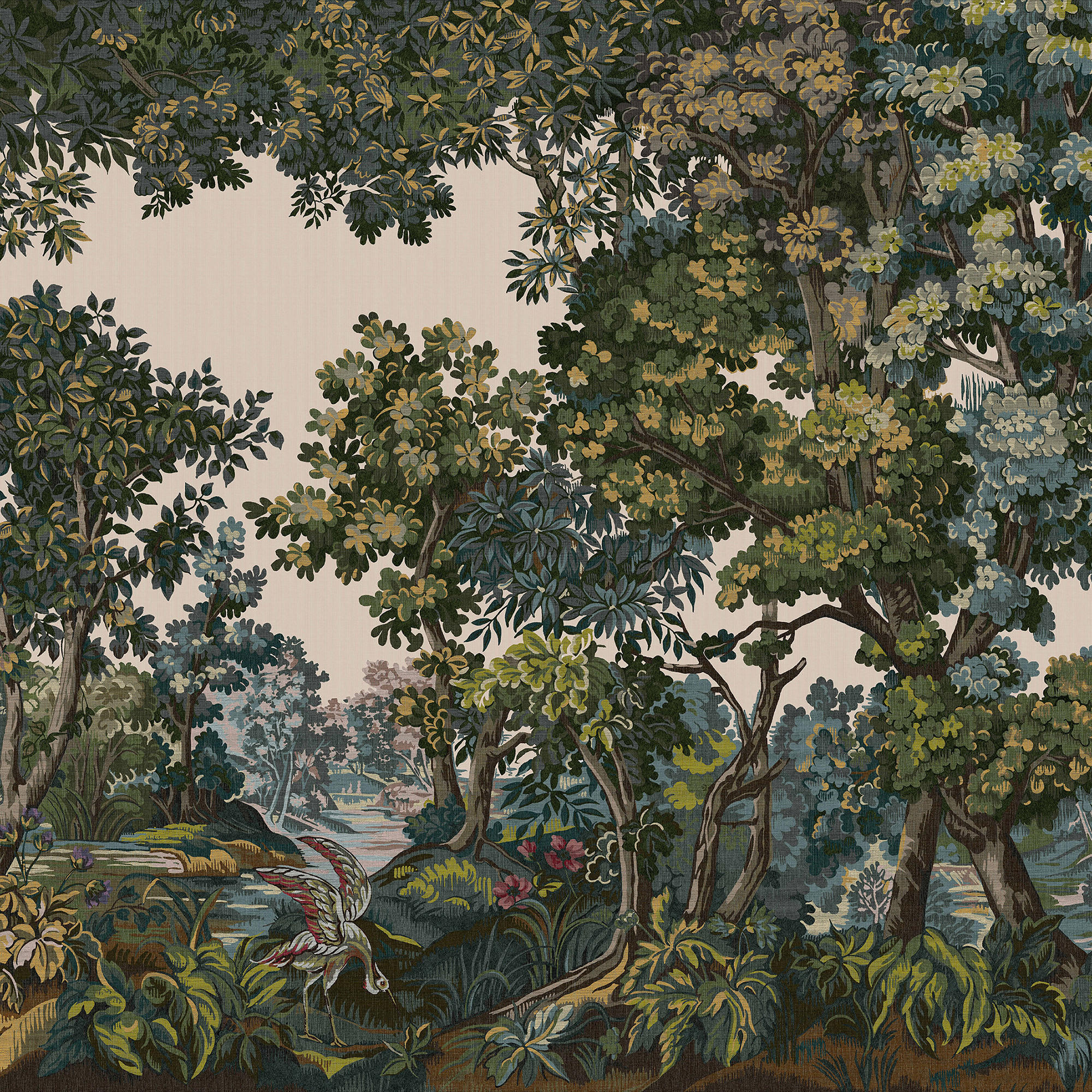 FOTOTAPETE Bodenham - Dunkelgrün, Papier/Kunststoff (250/400cm) - Graham & Brown