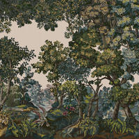 FOTOTAPETE Bodenham - Dunkelgrün, Papier/Kunststoff (250/400cm) - Graham & Brown