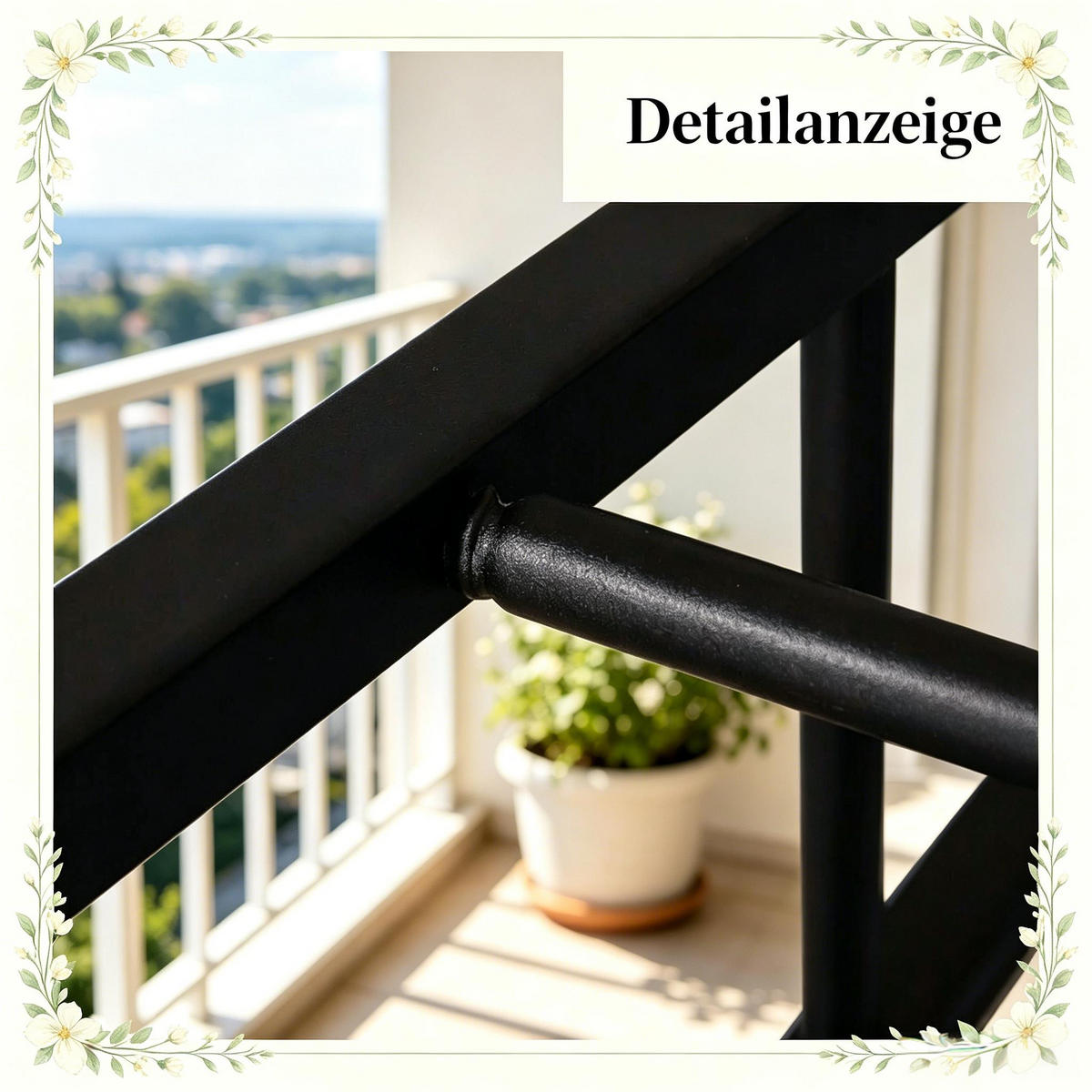 BARHOCKER 2er-Set Schwarz aus Metall und MDF mit Fußstütze - Schwarz, Holzwerkstoff (30/71/30cm) - PANGIVO