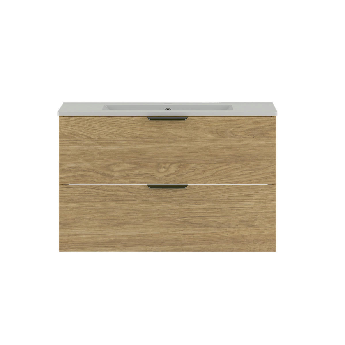 WASCHTISCH 80cm Astrid Holz - Braun, Holzwerkstoff (80/50/45.8cm) - Petits-meubles