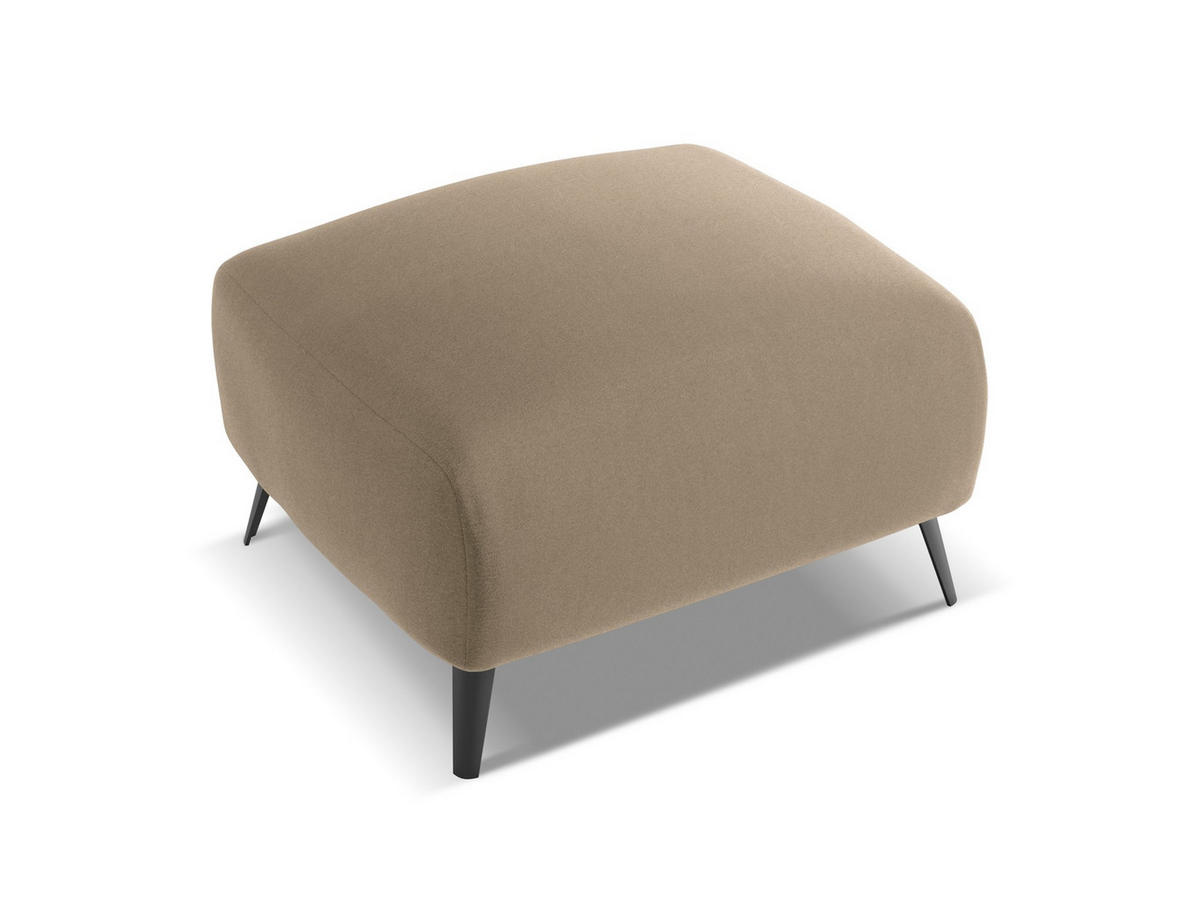 ECKSOFA mit Schlaffunktion Strukturstoff Stoff Beige - Beige/Creme, Kunststoff/Textil (240/148cm) - Makamii